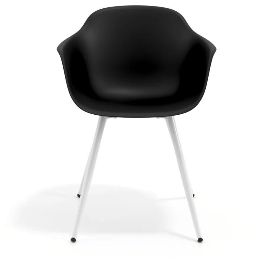 Sedia Conferenza Alice, 4 gambe, design avvolgente
