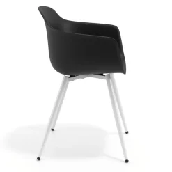 Sedia Conferenza Alice, 4 gambe, design avvolgente
