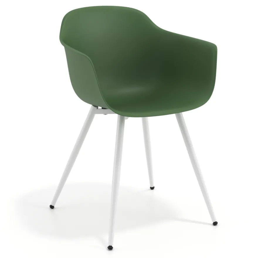 Sedia Conferenza Alice, 4 gambe, design avvolgente