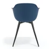 Sedia Conferenza Alice, 4 gambe, design avvolgente
