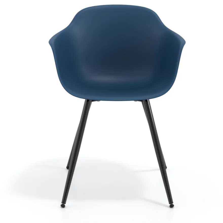 Sedia Conferenza Alice, 4 gambe, design avvolgente