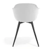 Sedia Conferenza Alice, 4 gambe, design avvolgente