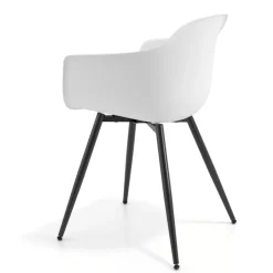 Sedia Conferenza Alice, 4 gambe, design avvolgente