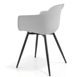 Sedia Conferenza Alice, 4 gambe, design avvolgente