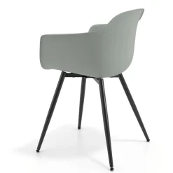 Sedia Conferenza Alice, 4 gambe, design avvolgente