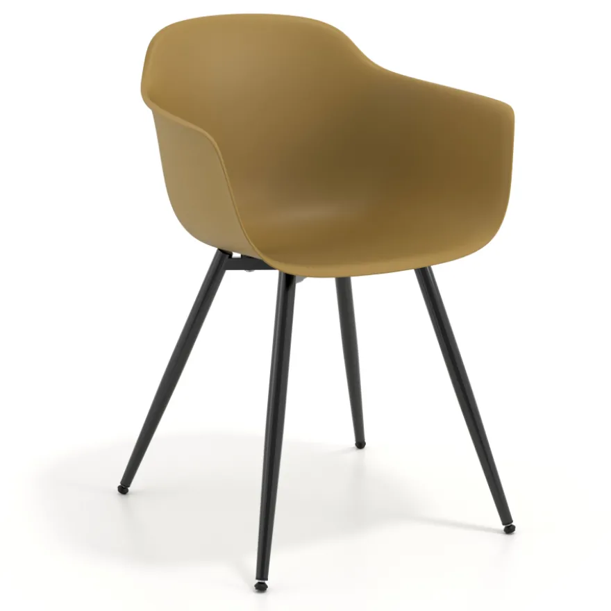 Sedia Conferenza Alice, 4 gambe, design avvolgente
