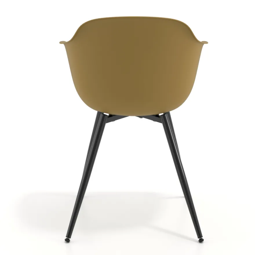 Sedia Conferenza Alice, 4 gambe, design avvolgente
