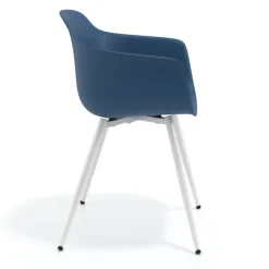 Sedia Conferenza Alice, 4 gambe, design avvolgente