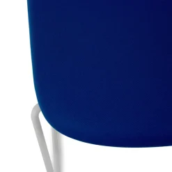 Sedia Conferenza Swing, con braccioli, impilabile, seduta imbottita