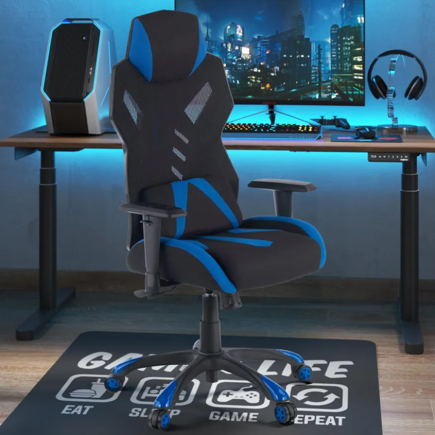 Sedia da Gaming Fenix, rete traspirante, braccioli 1D