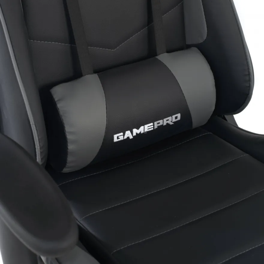 Sedia da Gaming GamePro, supporto lombare, braccioli 1D