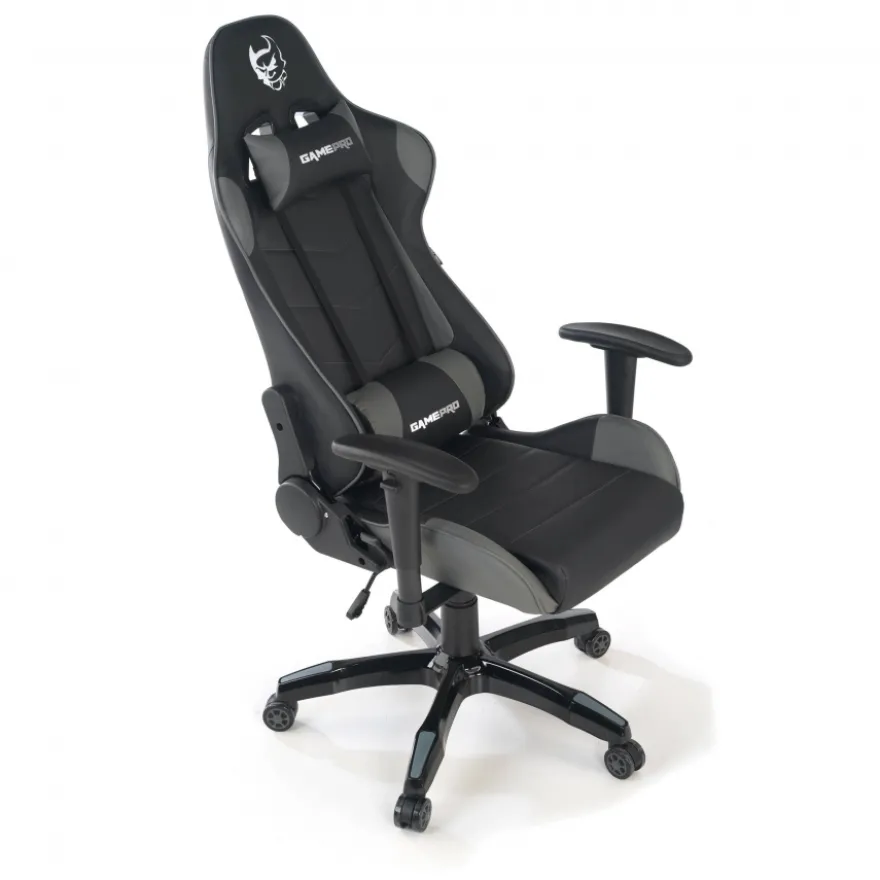 Sedia da Gaming GamePro, supporto lombare, braccioli 1D