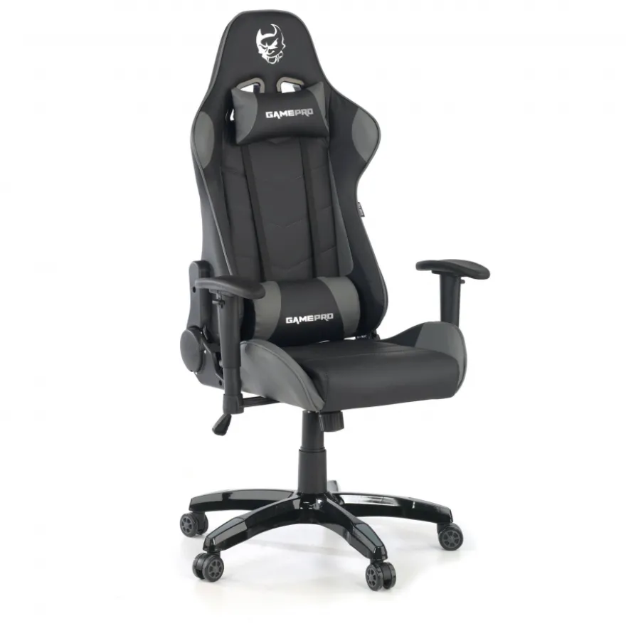 Sedia da Gaming GamePro, supporto lombare, braccioli 1D