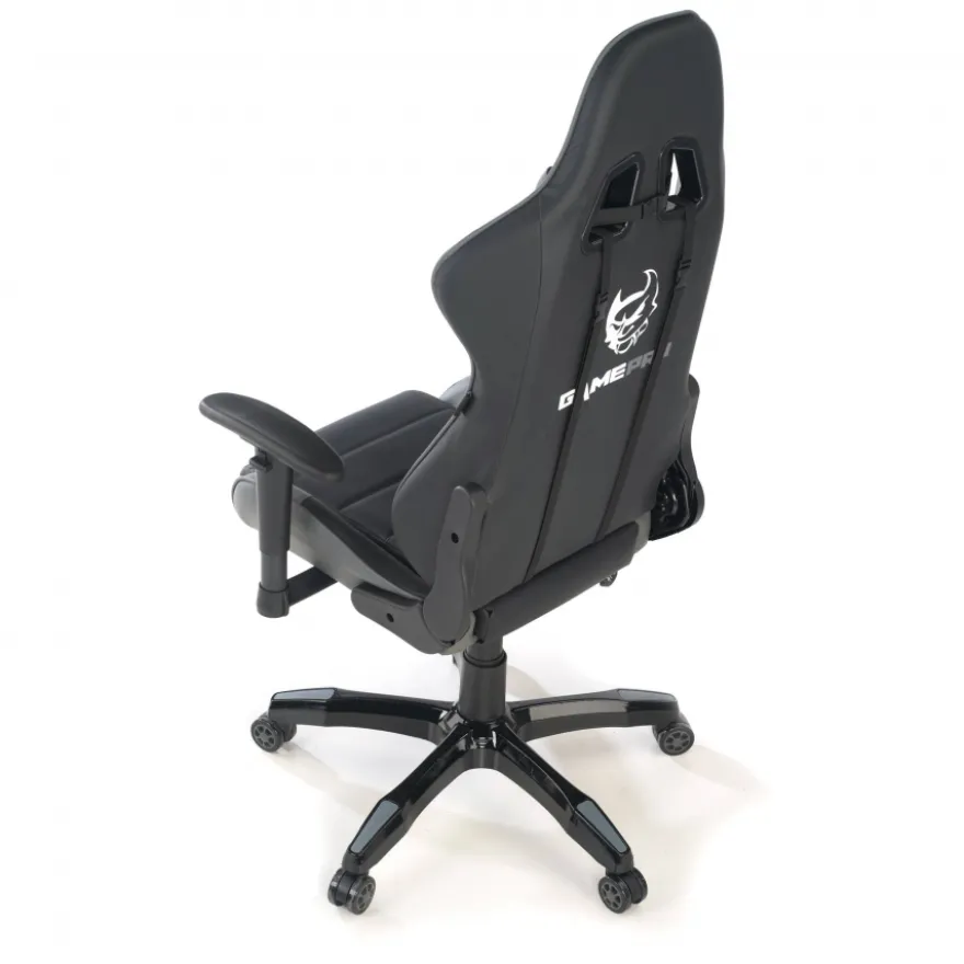 Sedia da Gaming GamePro, supporto lombare, braccioli 1D