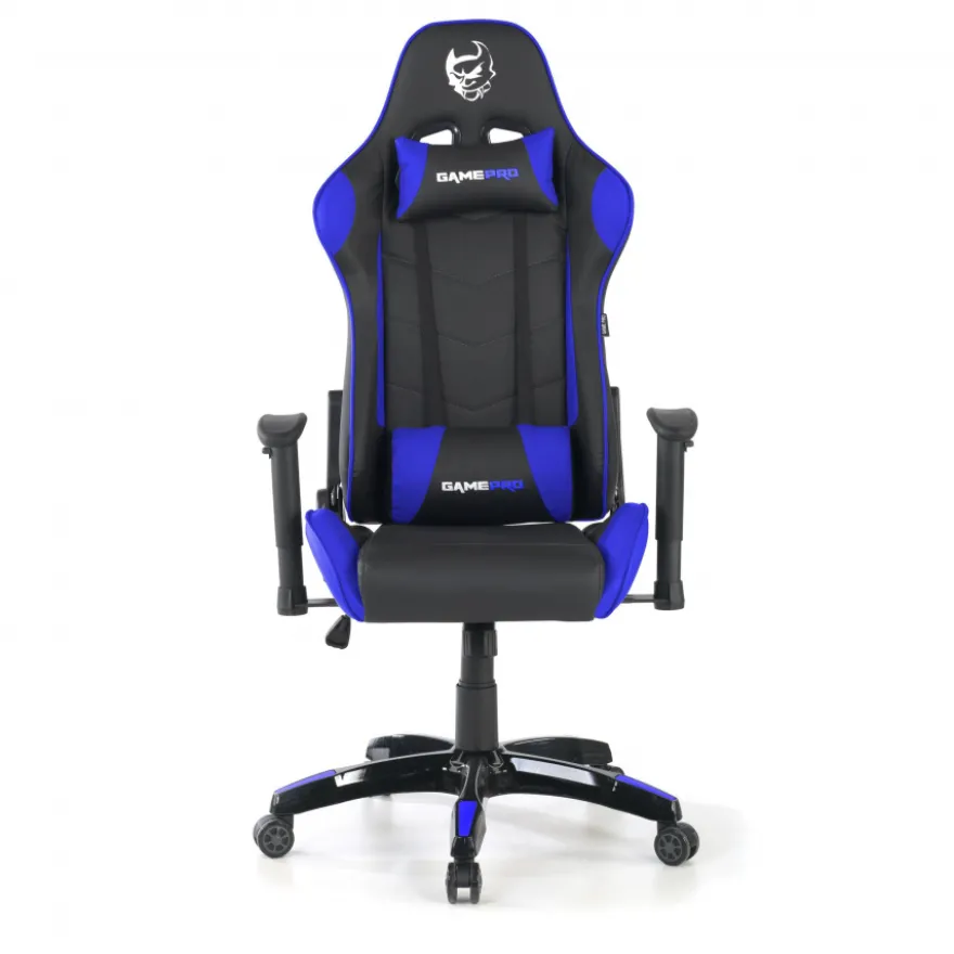 Sedia da Gaming GamePro, supporto lombare, braccioli 1D