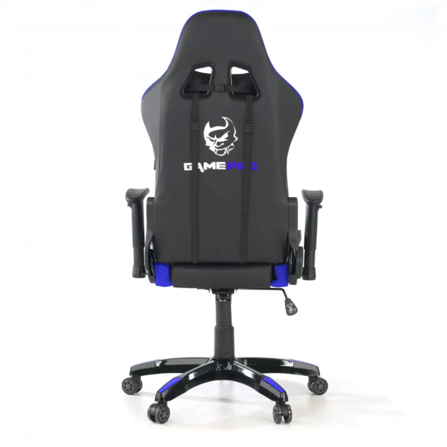 Sedia da Gaming GamePro, supporto lombare, braccioli 1D