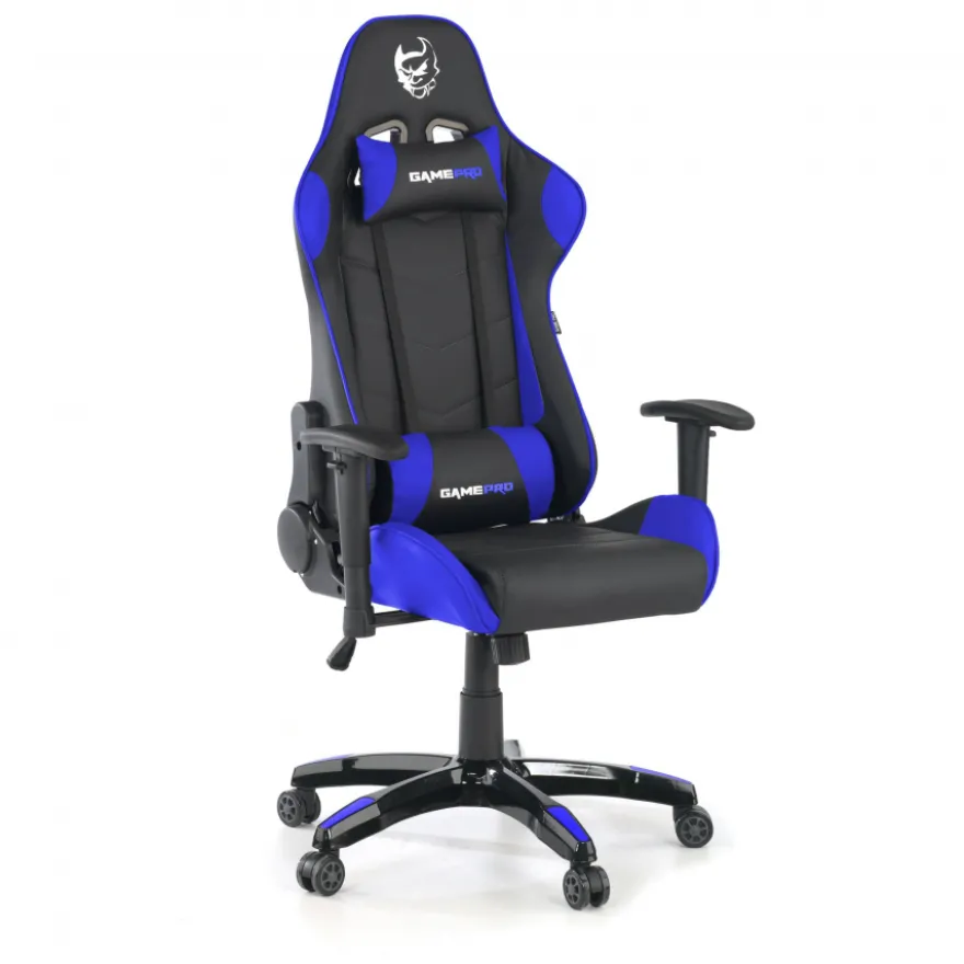 Sedia da Gaming GamePro, supporto lombare, braccioli 1D