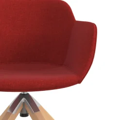 Sedia da Riunione Laure, Gambe in legno, Alta qualità, Imbottita