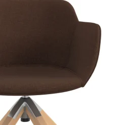 Sedia da Riunione Laure, Gambe in legno, Alta qualità, Imbottita