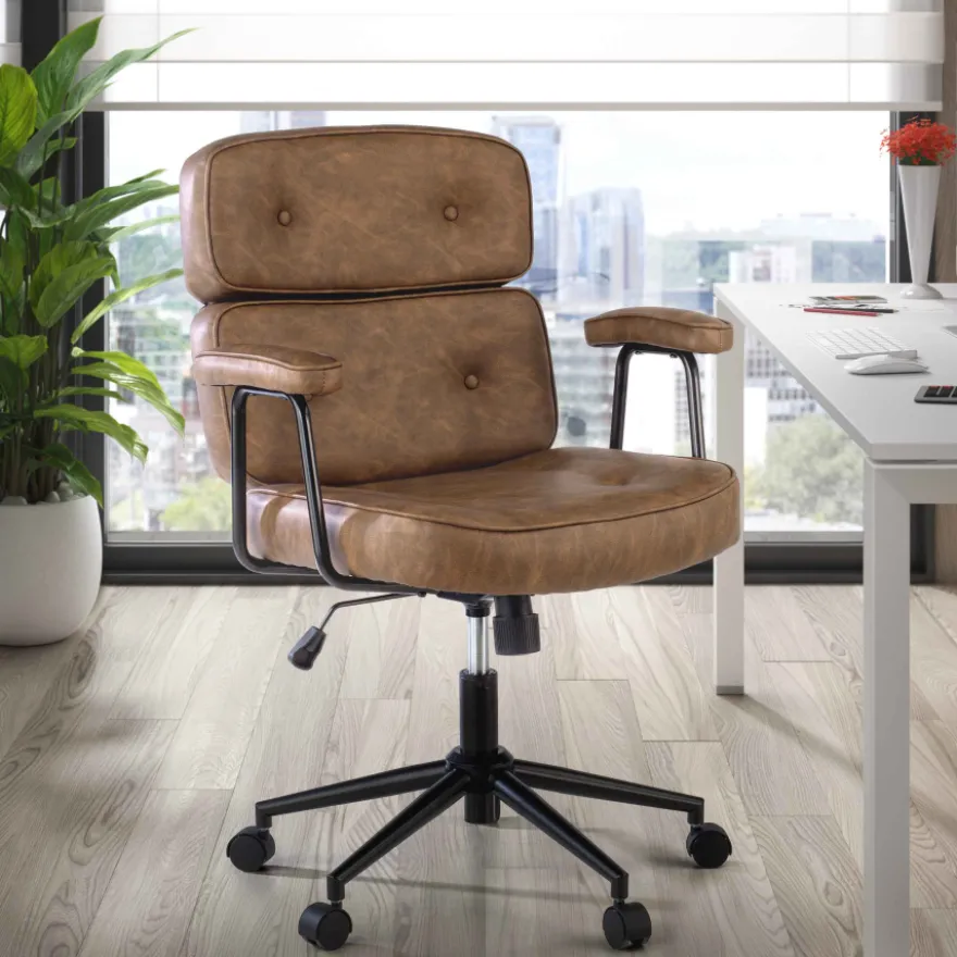 Sedia da Scrivania design Royale, sedile imbottito