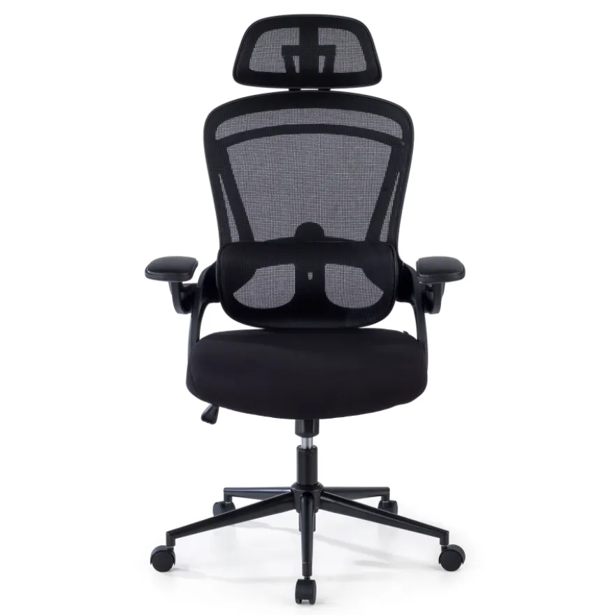 Sedia da scrivania ergonomica Optima, braccioli ribaltabili