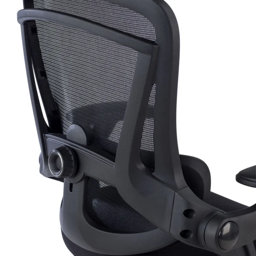 Sedia da scrivania ergonomica Optima, braccioli ribaltabili