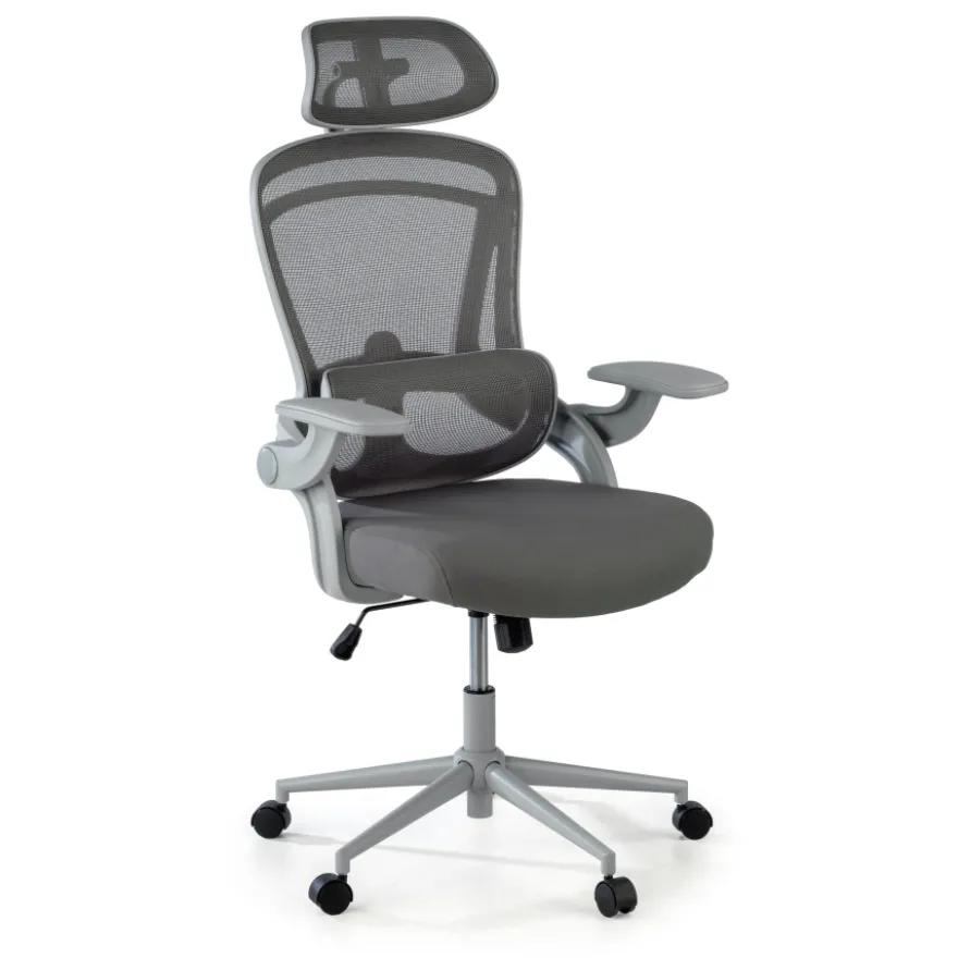 Sedia da scrivania ergonomica Optima, braccioli ribaltabili