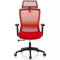 Sedia da Scrivania Tesla, poggiatesta, supporto lombare, rete