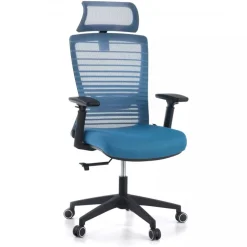 Sedia da Scrivania Tesla, poggiatesta, supporto lombare, rete