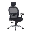 Sedia da Studio Ergonomica Hong Kong braccioli regolabili, poggiatesta