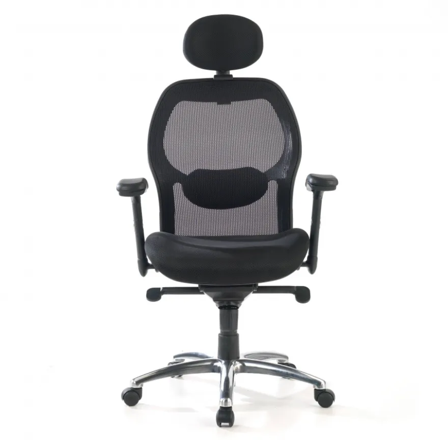 Sedia da Studio Ergonomica Hong Kong braccioli regolabili, poggiatesta