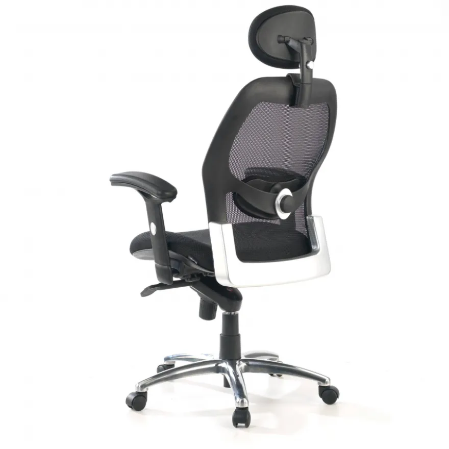 Sedia da Studio Ergonomica Hong Kong braccioli regolabili, poggiatesta