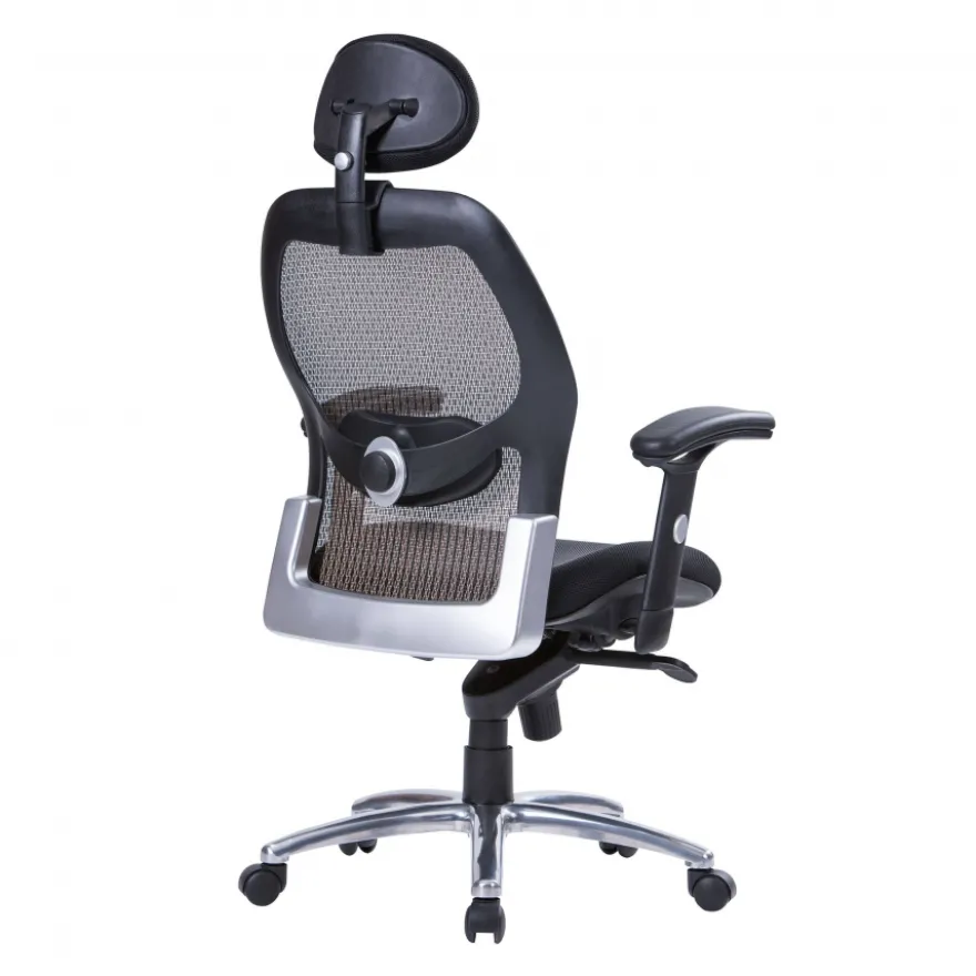 Sedia da Studio Ergonomica Hong Kong braccioli regolabili, poggiatesta