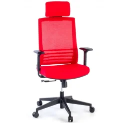 Sedia da Studio Magnum, con poggiatesta, rete