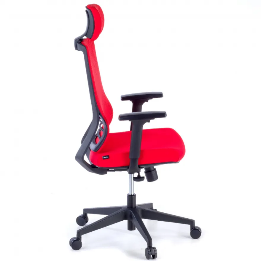 Sedia da Studio Magnum, con poggiatesta, rete