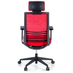 Sedia da Studio Magnum, con poggiatesta, rete
