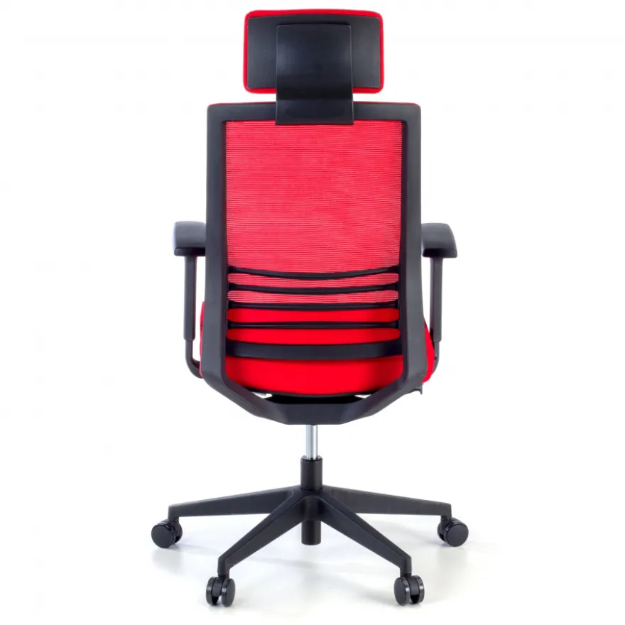 Sedia da Studio Magnum, con poggiatesta, rete