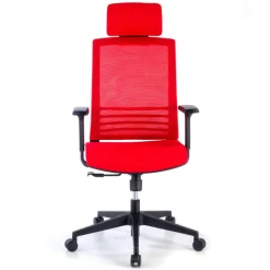 Sedia da Studio Magnum, con poggiatesta, rete