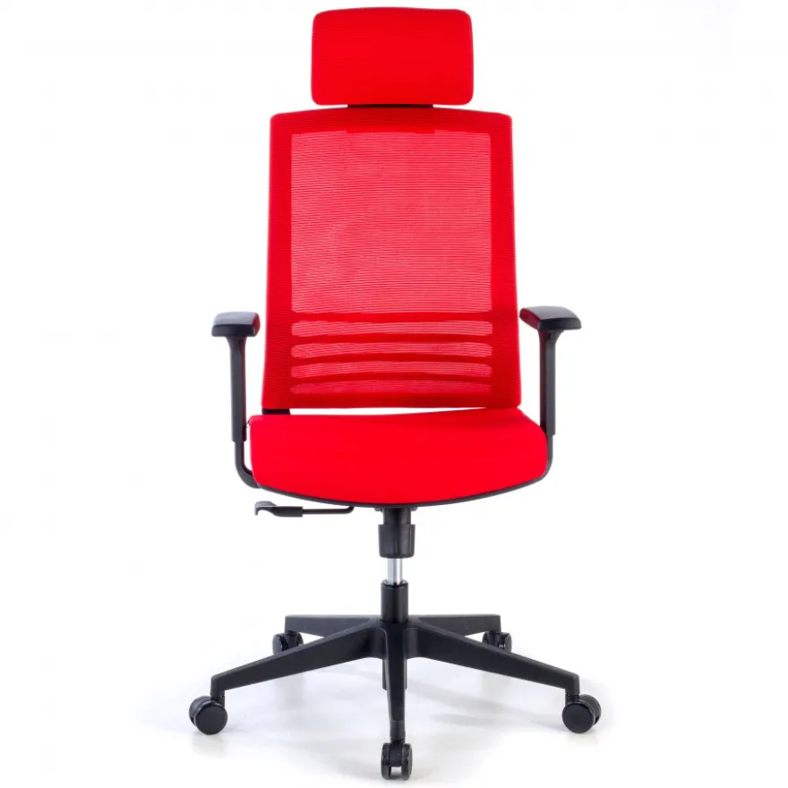 Sedia da Studio Magnum, con poggiatesta, rete