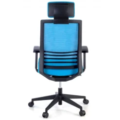 Sedia da Studio Magnum, con poggiatesta, rete