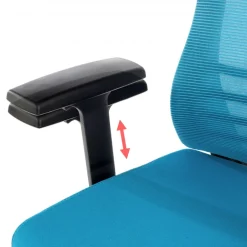Sedia da Studio Magnum, con poggiatesta, rete