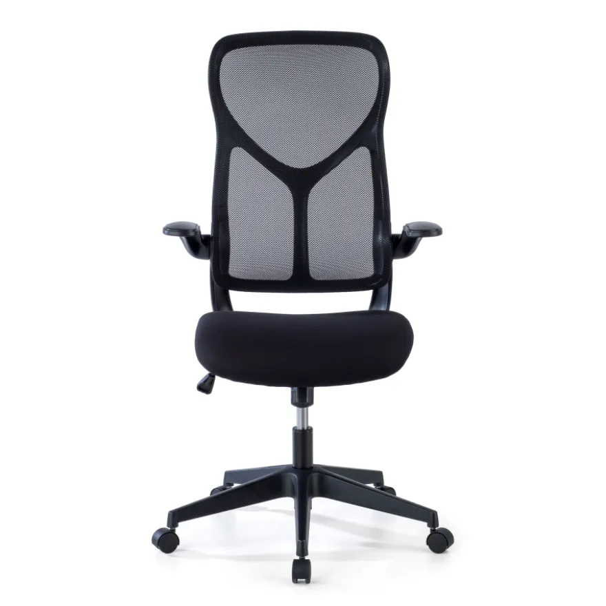 Sedia da studio Raptor, braccioli pieghevoli, schienale ergonomico