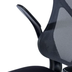 Sedia da studio Raptor, braccioli pieghevoli, schienale ergonomico