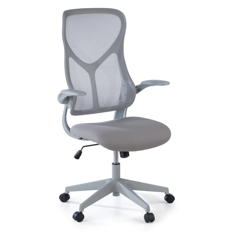 Sedia da studio Raptor, braccioli pieghevoli, schienale ergonomico