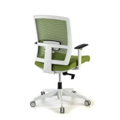 Sedia da ufficio ergonomica Akira white, meccanismo syncro