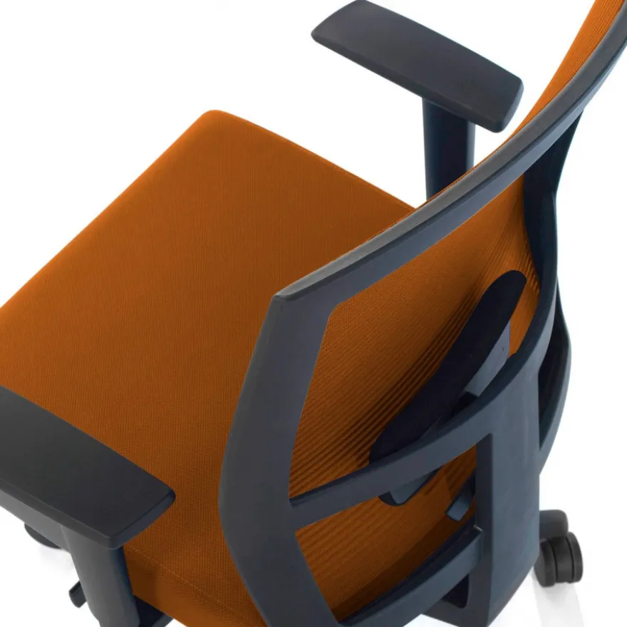 Sedia da ufficio ergonomica Akira, meccanismo syncro