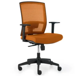 Sedia da ufficio ergonomica Akira, meccanismo syncro