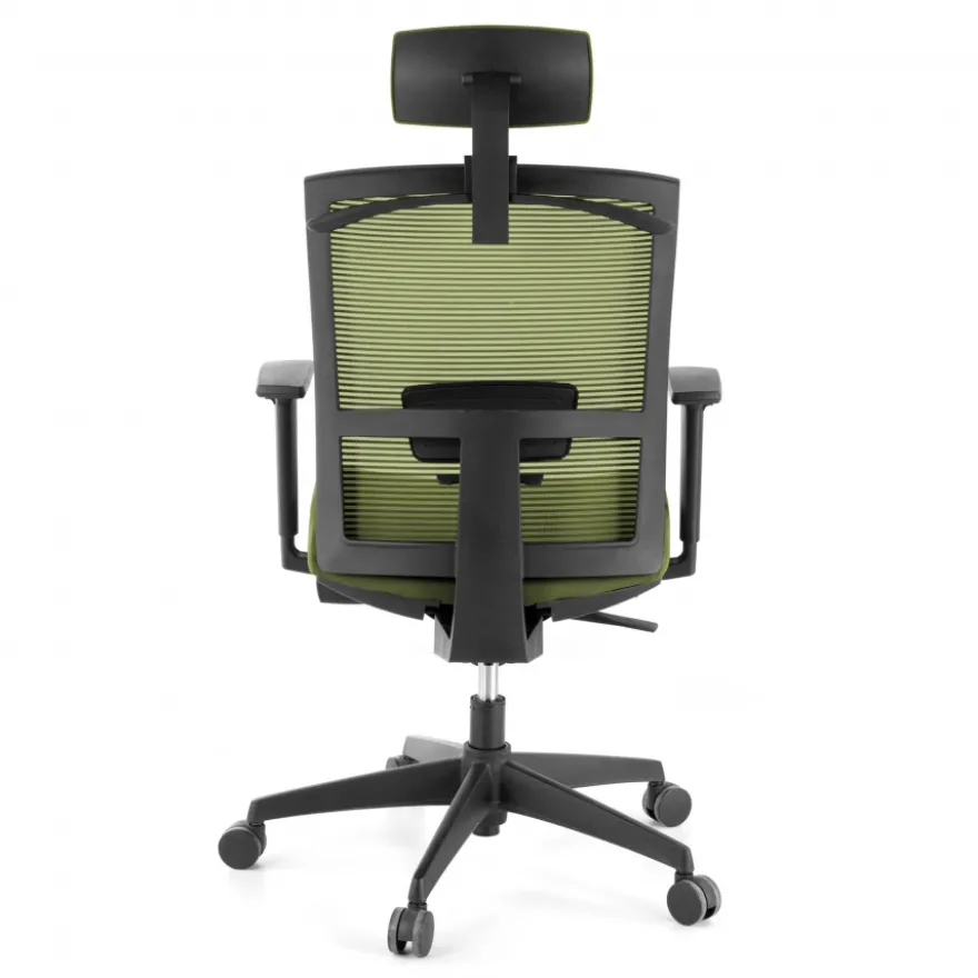 Sedia da ufficio ergonomica Akira con poggiatesta