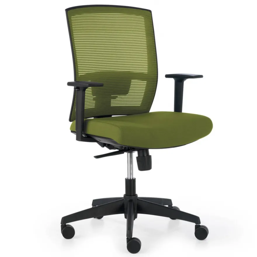 Sedia da ufficio ergonomica Akira, meccanismo syncro