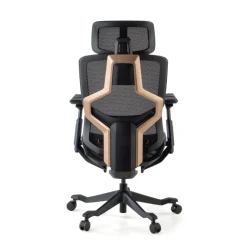 Sedia da ufficio ergonomica AeroMax con doppio supporto lombare